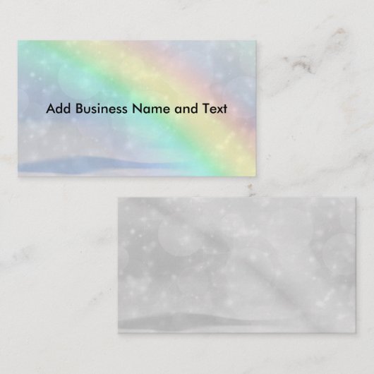 虹の輝き 名刺 (正面/裏面)