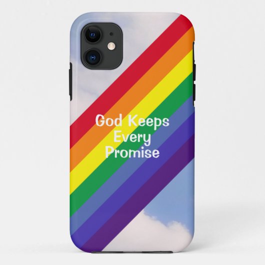 虹の輝く感動的かわいい Case-Mate iPhoneケース (裏面)