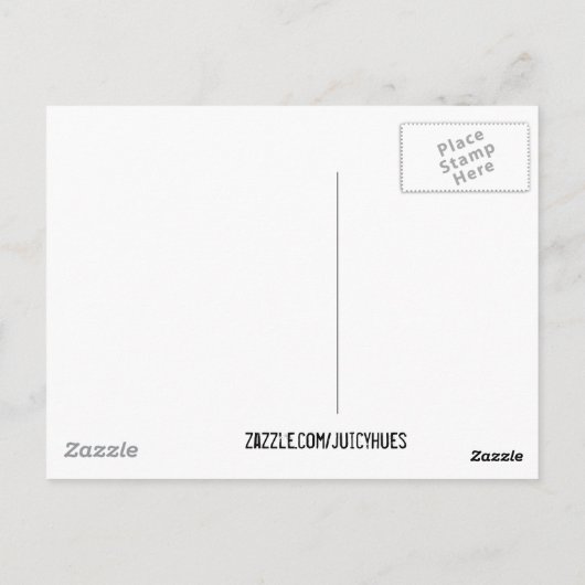 虹の輝サイケデリックく渦が素敵な日を持つ ポストカード (裏面)