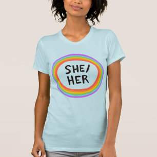 虹の輪のTカラフルシャツ Tシャツ