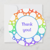 虹の輪 サンキューカード (正面)