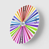 虹の輪 ラウンド壁時計 (傾斜)