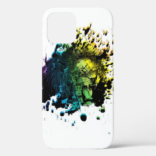 『虹の轟くライオン・ケースマテiPhoneケース』 Case-Mate iPhoneケース (裏面)