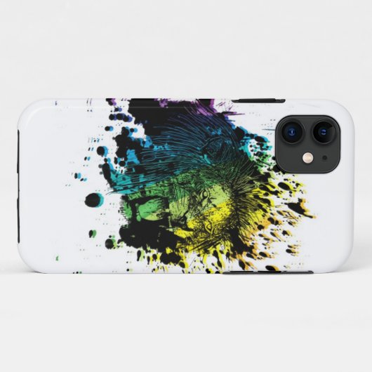 『虹の轟くライオン・ケースマテiPhoneケース』 Case-Mate iPhoneケース (裏面(横))