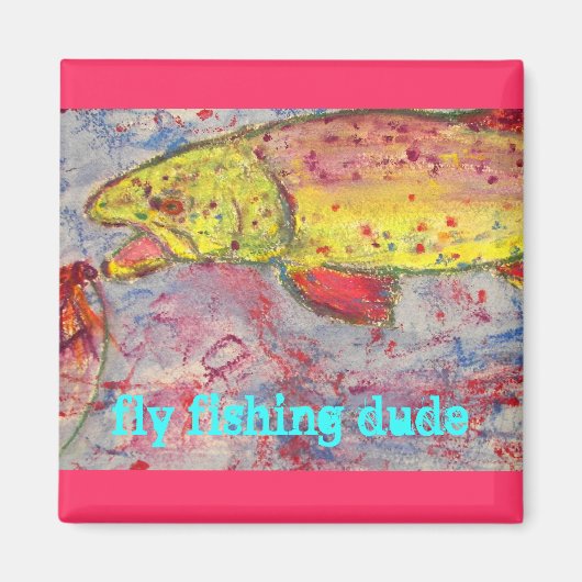 虹の追いかけフライ マグネット (正面)