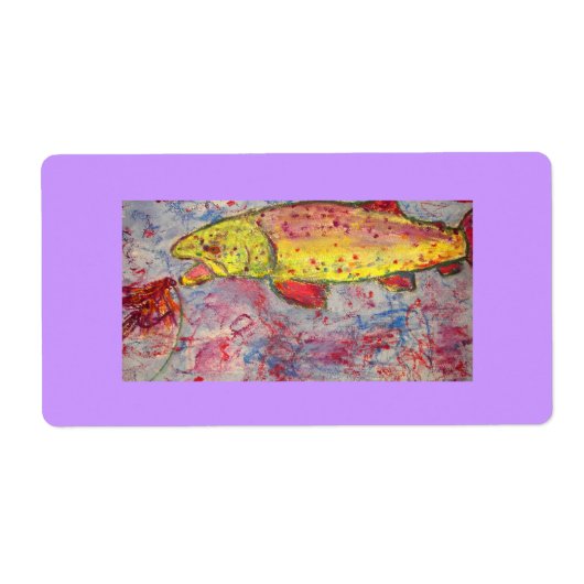 虹の追いかけフライ ラベル (正面)