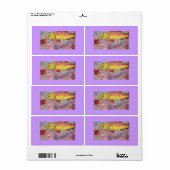 虹の追いかけフライ ラベル (フルシート)