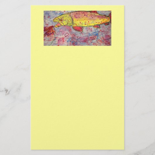 虹の追いかけフライ 便箋 (正面)