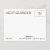 虹の逆さまに夢の虹 ポストカード (裏面)