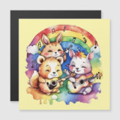 虹の遊中の可愛い動物の音楽 (正面/裏面)