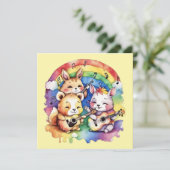 虹の遊中の可愛い動物の音楽 (スタンド正面)