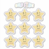 虹の金ゴールド シール (正面)