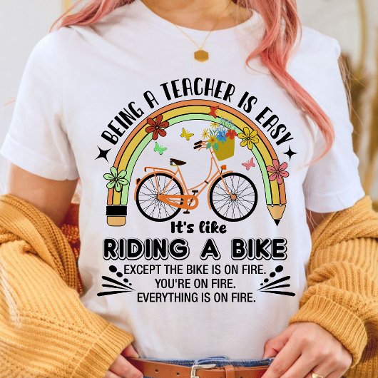 虹の鉛筆 先生への感謝、面白い 先生 Tシャツ