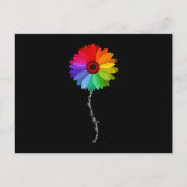 虹の限界のない愛を恐れずに夢見る ポストカード (正面)