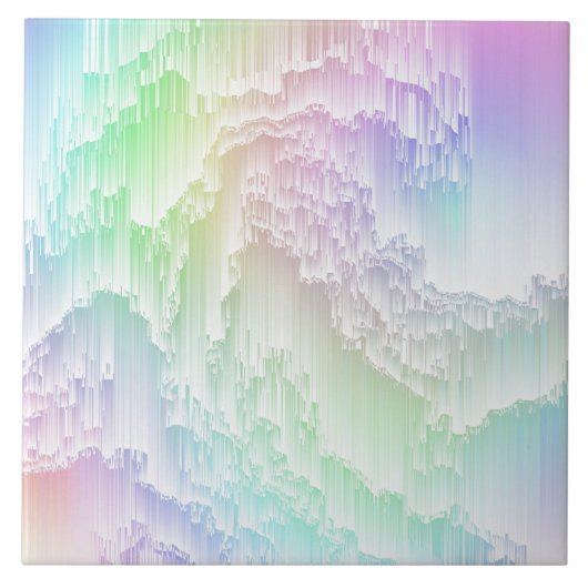 虹の雨のきらめき タイル (正面)