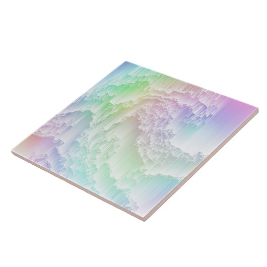 虹の雨のきらめき タイル (側面)