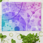 虹の雨泡 キッチンタオル (折り畳み)