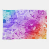 虹の雨泡 キッチンタオル (横)