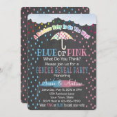 虹の雨滴の性は招待状を明らかにします 招待状 (正面/裏面)