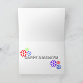 虹の雪片の休日 シーズンカード (内部)