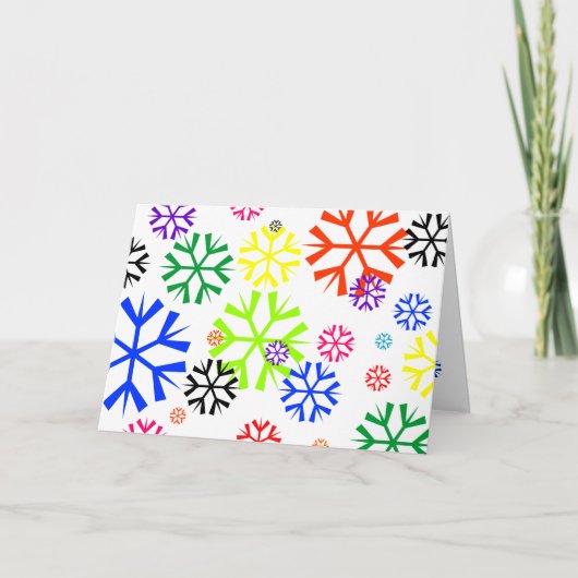 虹の雪片の休日 シーズンカード (正面)