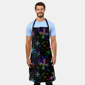 虹の雪片 エプロン (着用した状態)