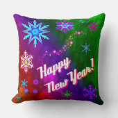 虹の雪片 クッション (正面)