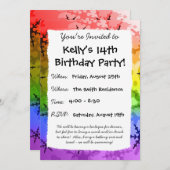 虹の雪片 招待状 (正面/裏面)