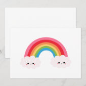 虹の雲の招待状 招待状 (正面/裏面)