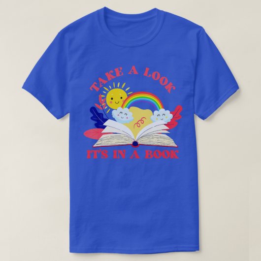 虹の雲の本で見る1 Tシャツ (デザイン正面)
