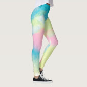 虹の雲グリッター輝く星 レギンス (右)