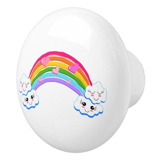 虹の雲ノブ セラミックノブ (右)