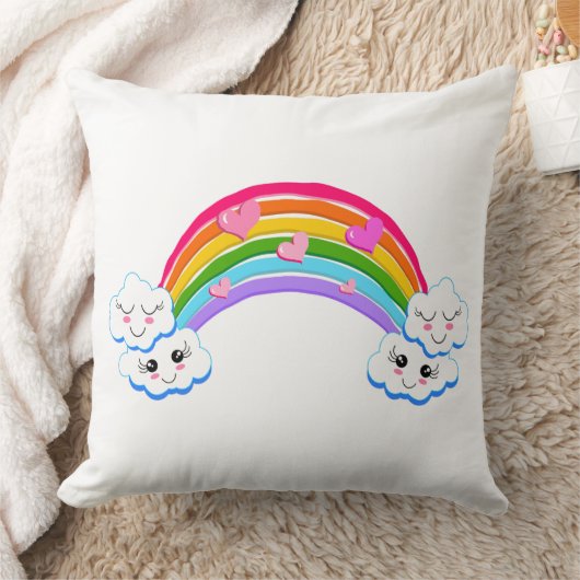 虹の雲枕 クッション (ブランケット)