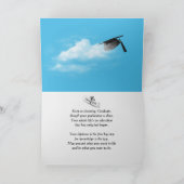 虹の雲2025黒の卒業帽子 カード (内部)