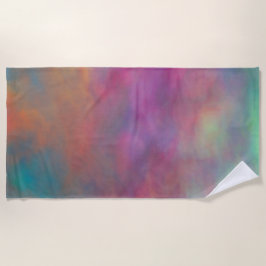 虹の雲 ビーチタオル