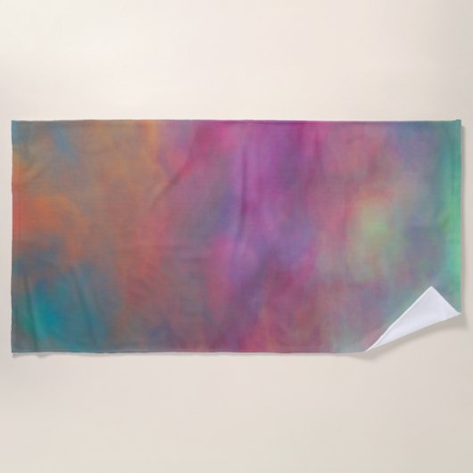 虹の雲 ビーチタオル (正面)