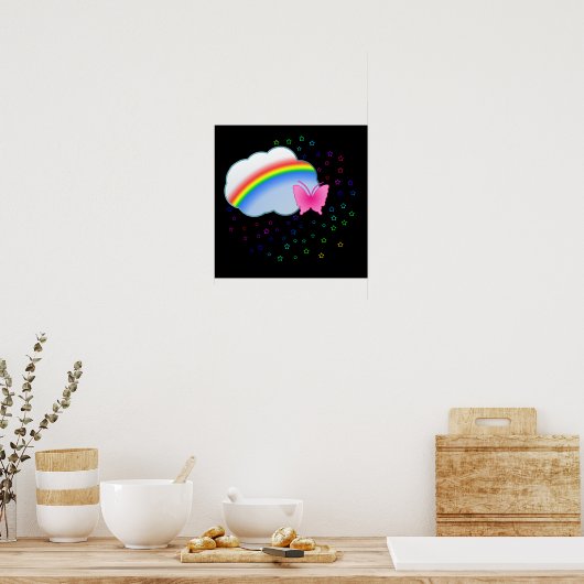 虹の雲 ポスター (キッチン)