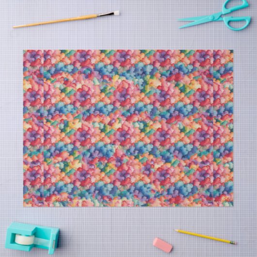 虹の雲 薄葉紙 (クラフト)