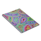 虹の非対称抽象芸術シェイプ2 ノートブック (右側)