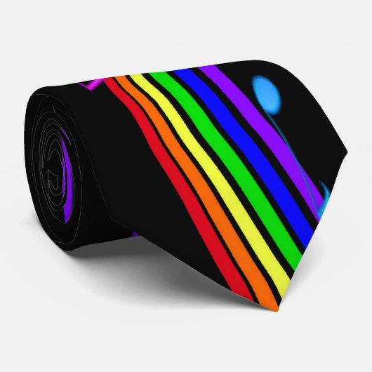 虹の音符 ネクタイ (ロール)
