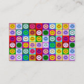 虹の顔の正方形 名刺 (裏面)