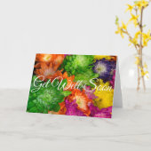 虹の願いを叶える カード (黄色い花)