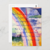 虹の願い（代替3） ポストカード (正面/裏面)