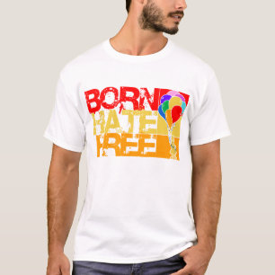 虹の風船。生まれ嫌い無料。 Tシャツ
