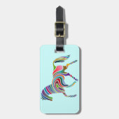 虹の馬の荷物の札 ラゲッジタグ (正面縦)