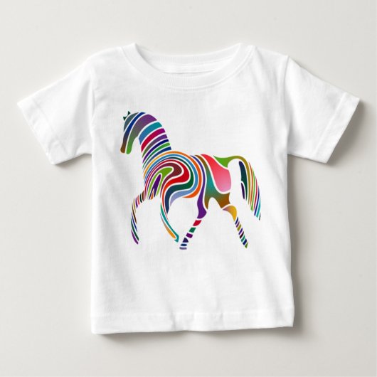 虹の馬 ベビーTシャツ (正面)