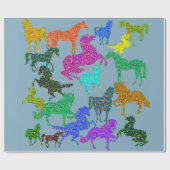 虹の馬-包装紙 ラッピングペーパー (フラット)