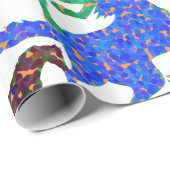 虹の馬- "馬について正気でない! " ラッピングペーパー (ロールコーナー)