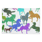 虹の馬- "馬について正気でない!" 枕箱 枕カバー (裏面)