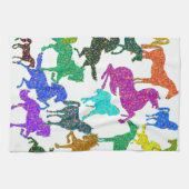 虹の馬 – "馬に関するDotty!" キッチンタオル (横)